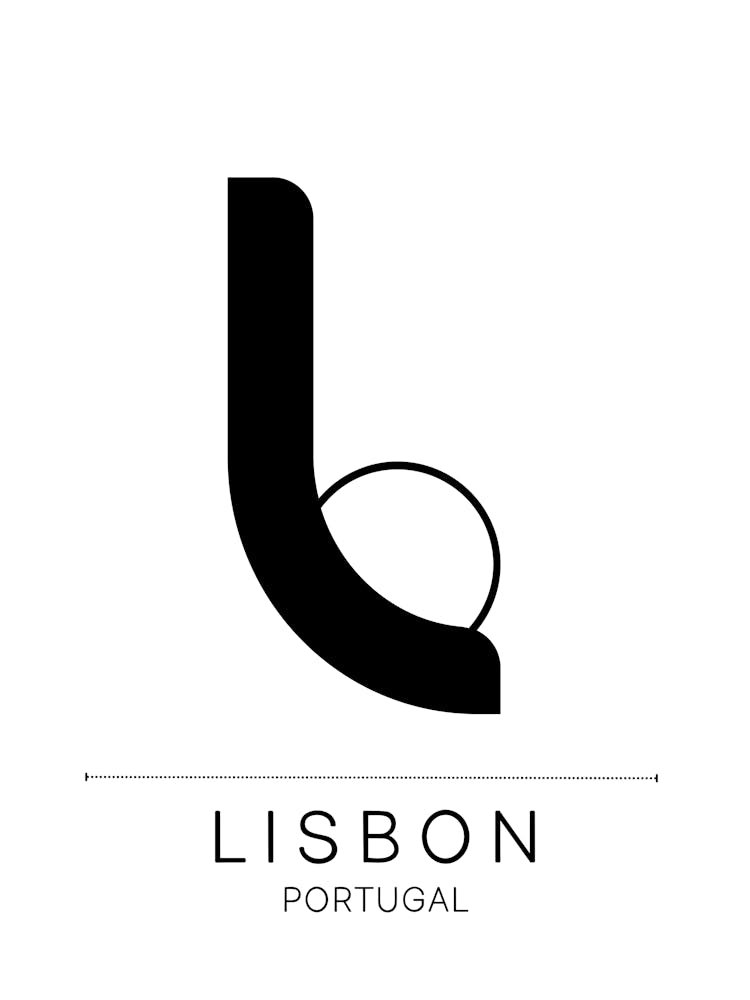 Lisbon City Typography