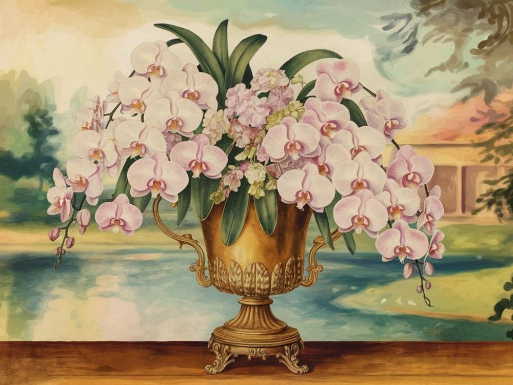 Orchids In A Vase 2