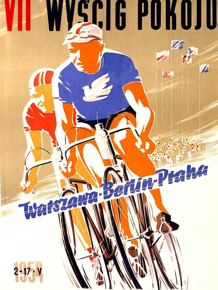 Warsaw, Berlin, Prague, Bicycle Racers