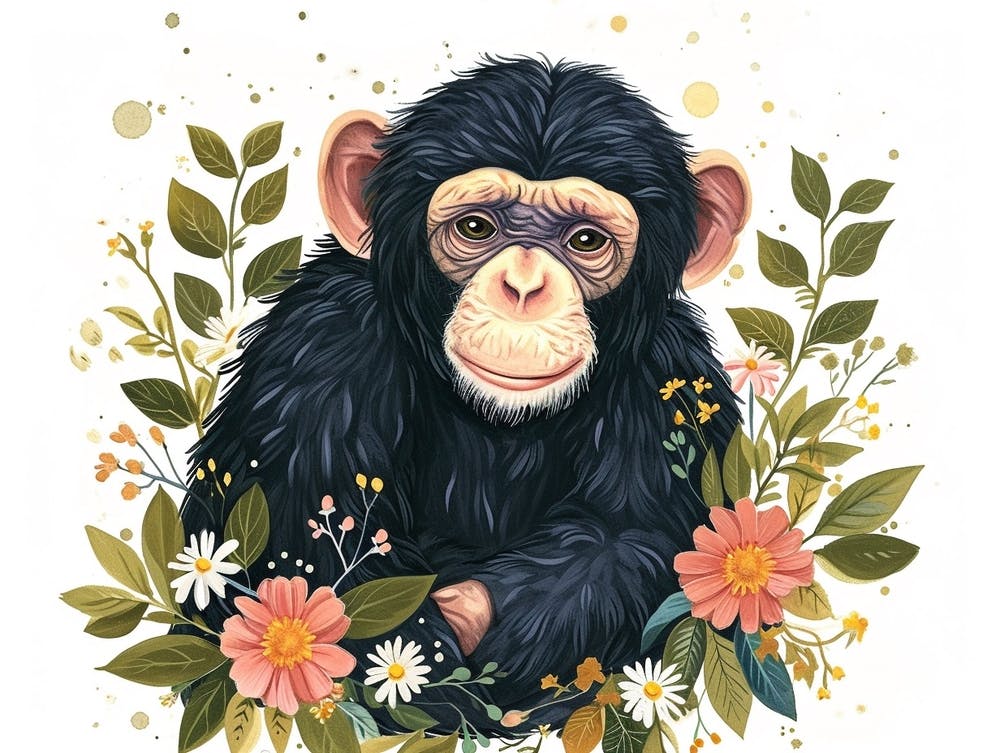 Little Floral Bonobo 3