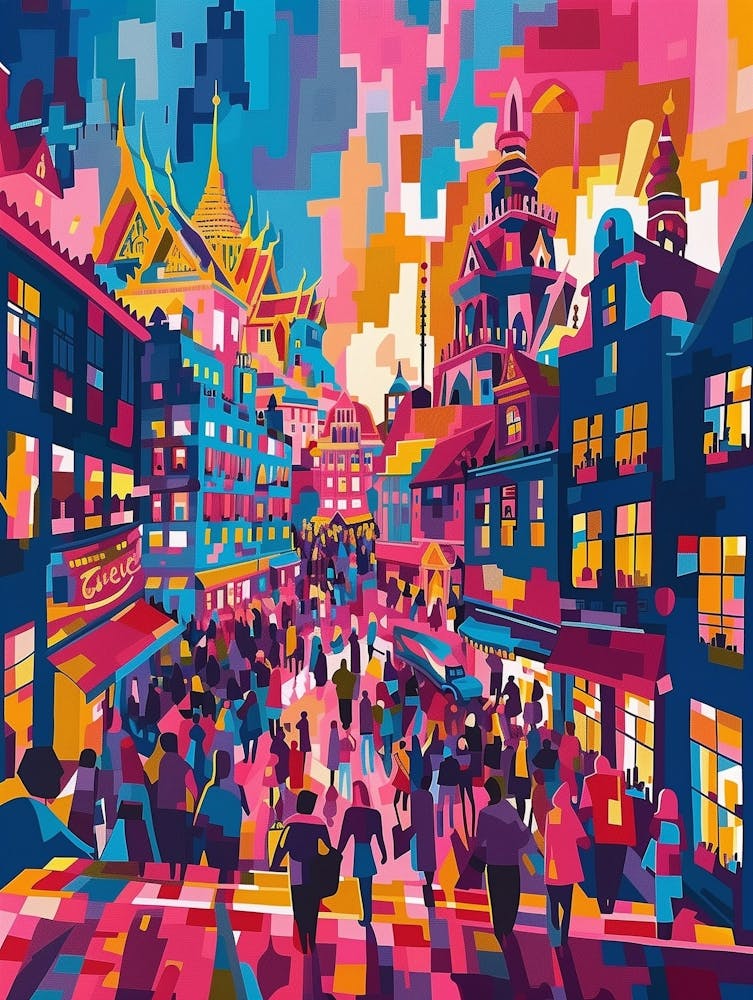 Bangkok bei Nacht, Zeitgenössische Kunst, Souvenir