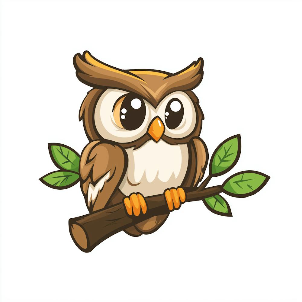 Owl On A Branch