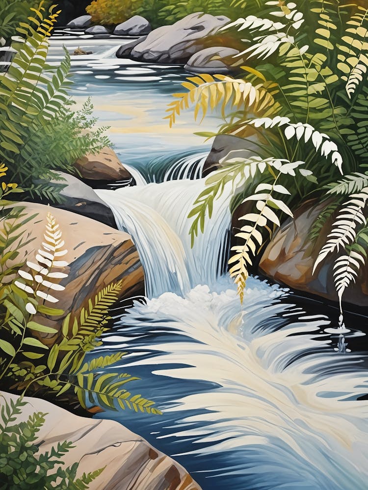 Ferns And Stream no1