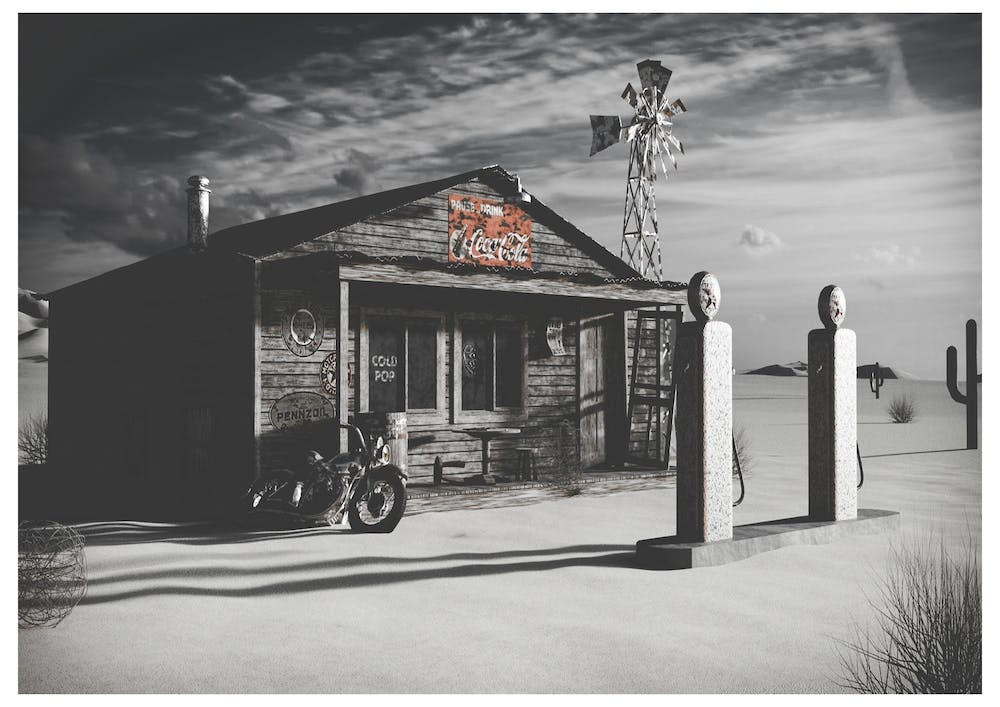 Vintage America Dark Texas Store