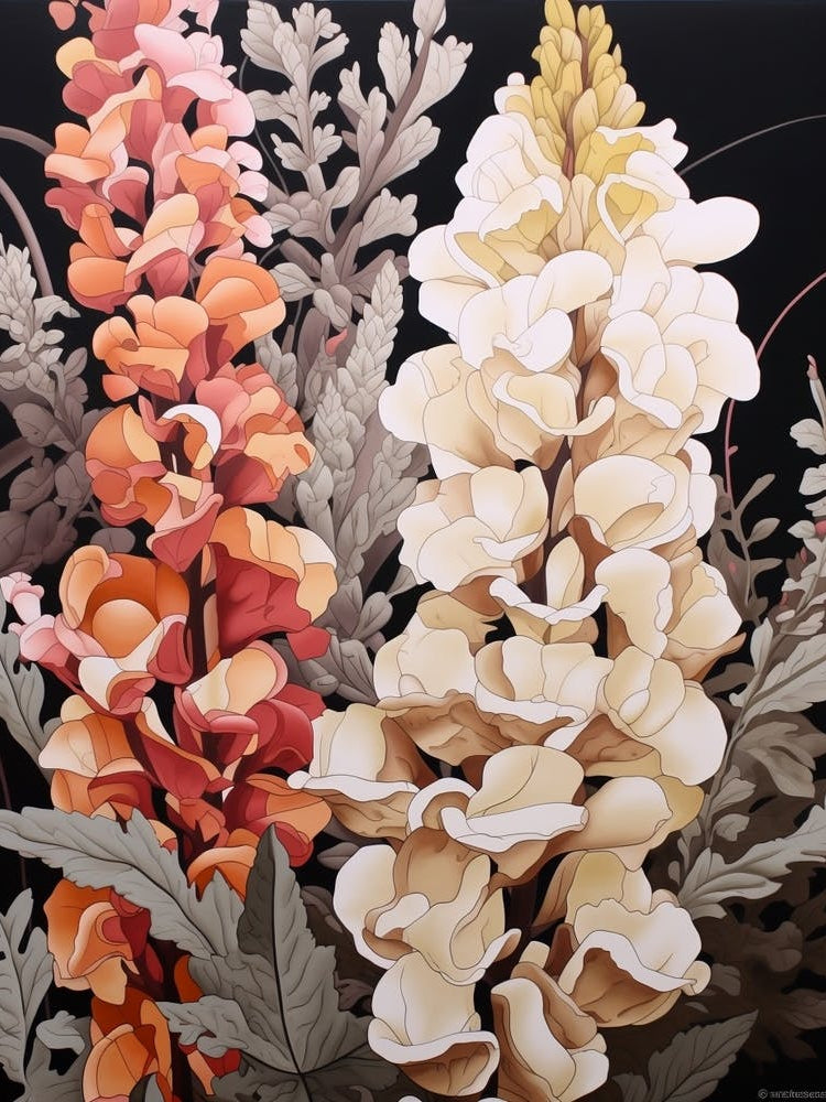 Flower Illustration Snapdragon 3