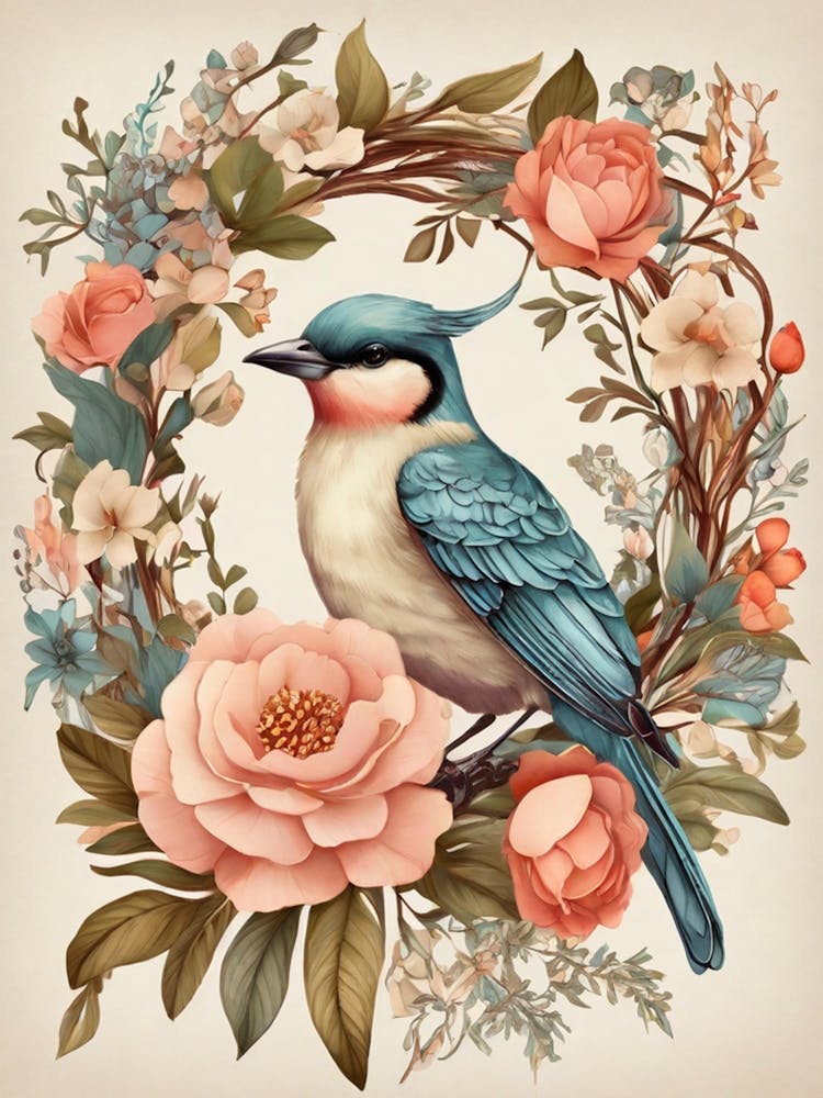 Bird In A Wreath 10