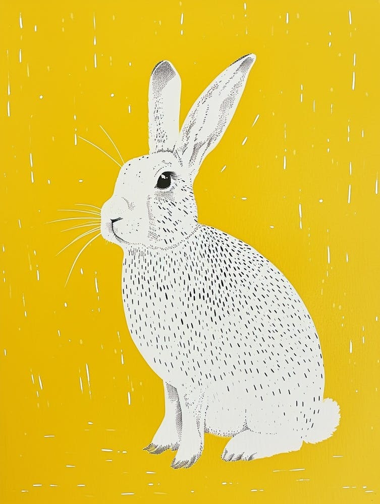 Yellow Arctic Hare 2