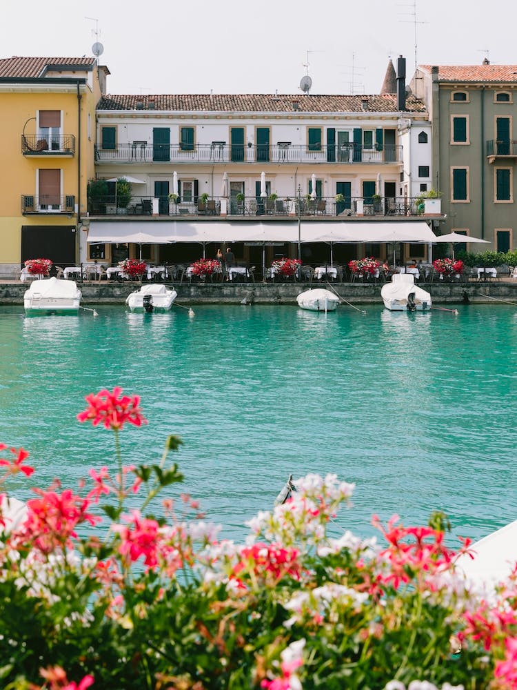 Blue Lake In Tuscany Italy
