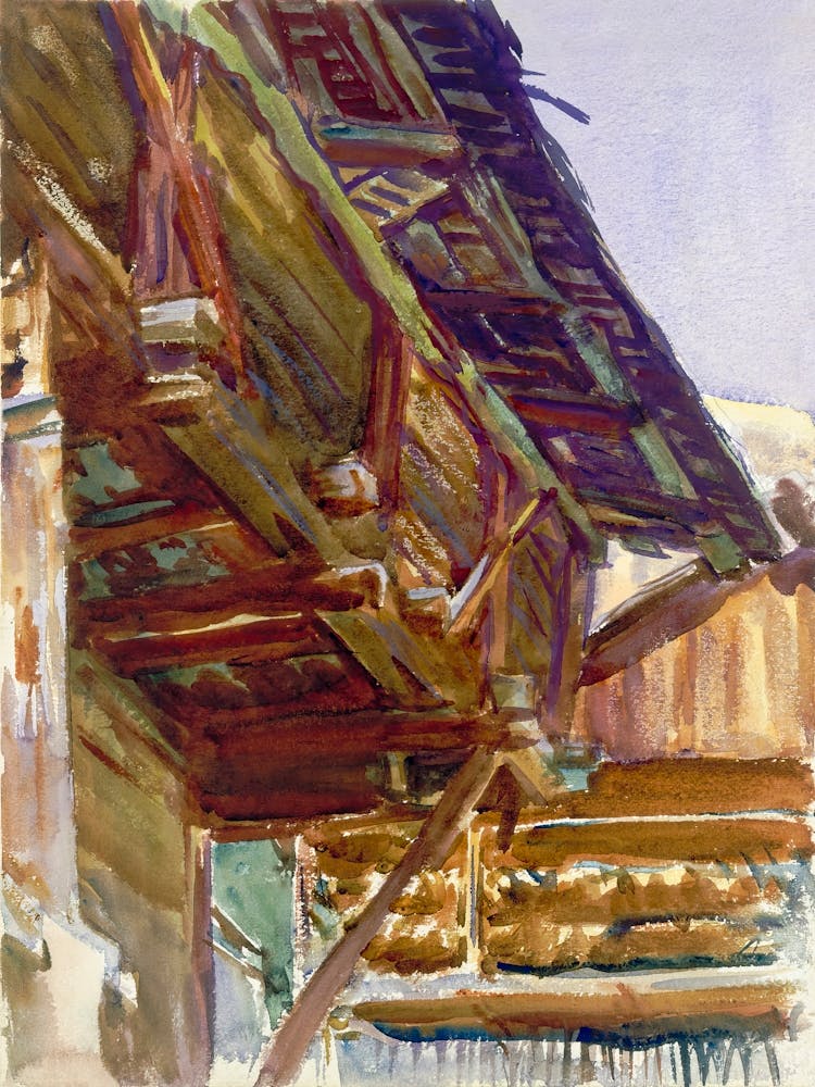 Chalet (1912), John Singer Sargent