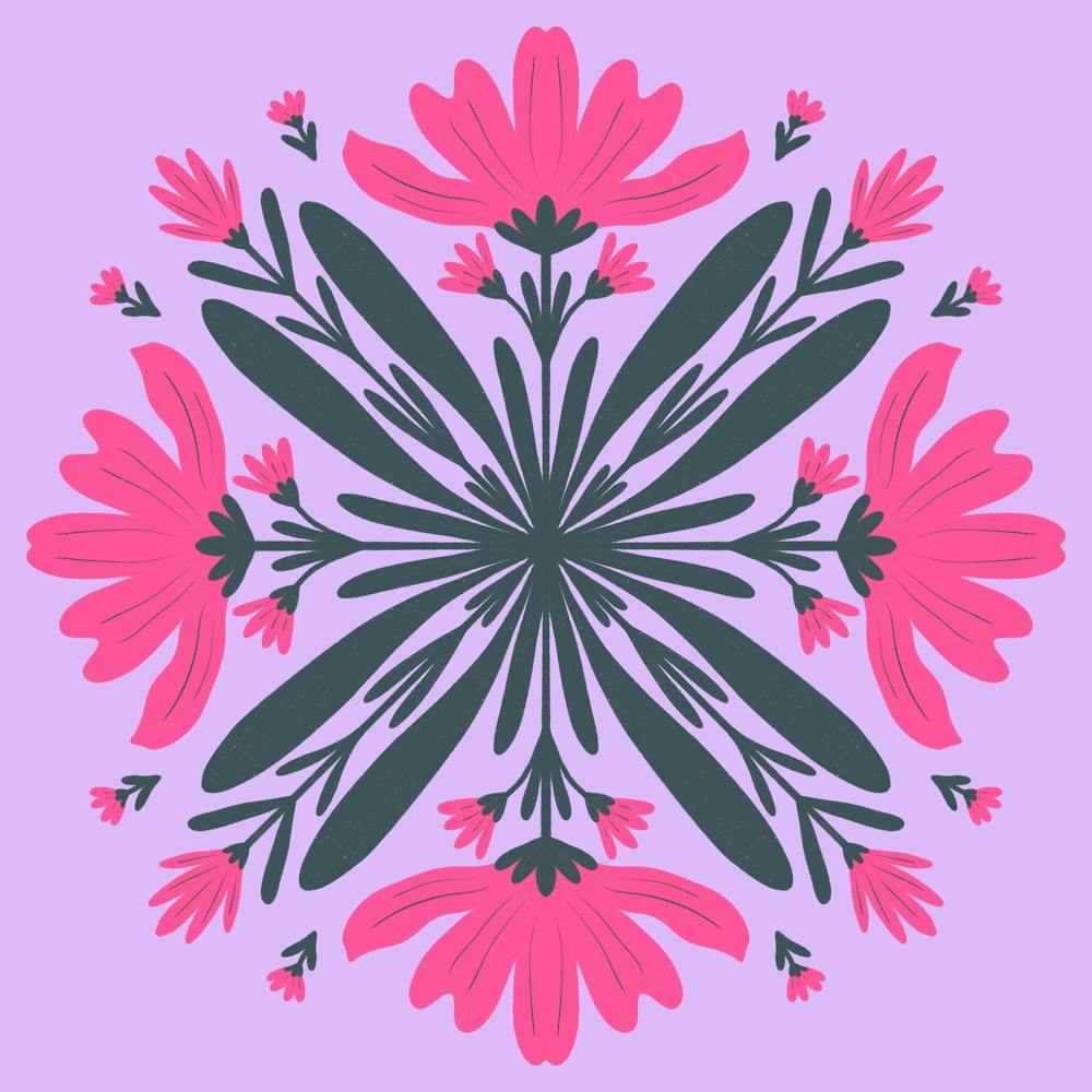 Magenta Mandala
