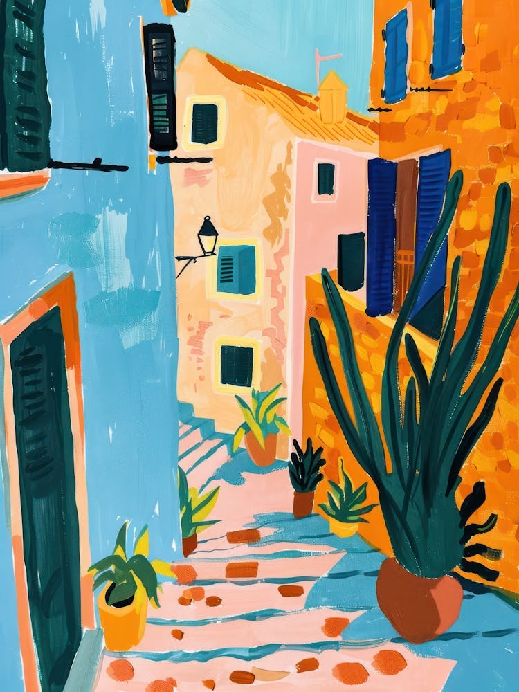 Travel Poster Happy Places Dubrovnik 1