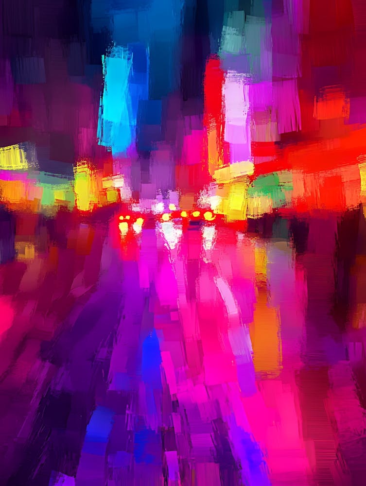 Abstract City Night