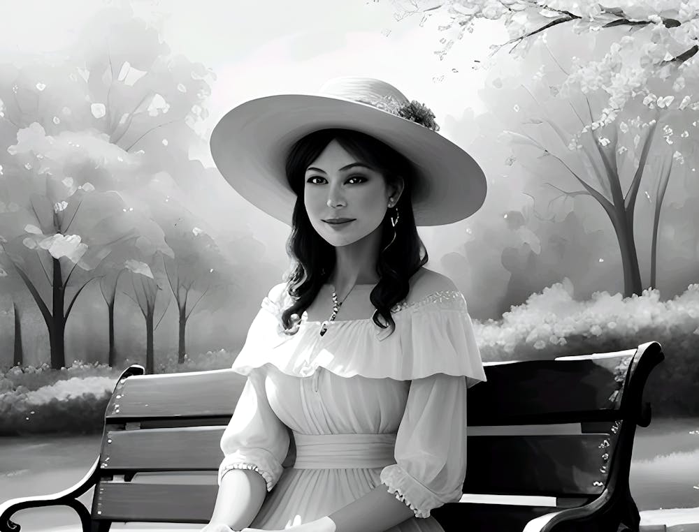 Woman in park 2