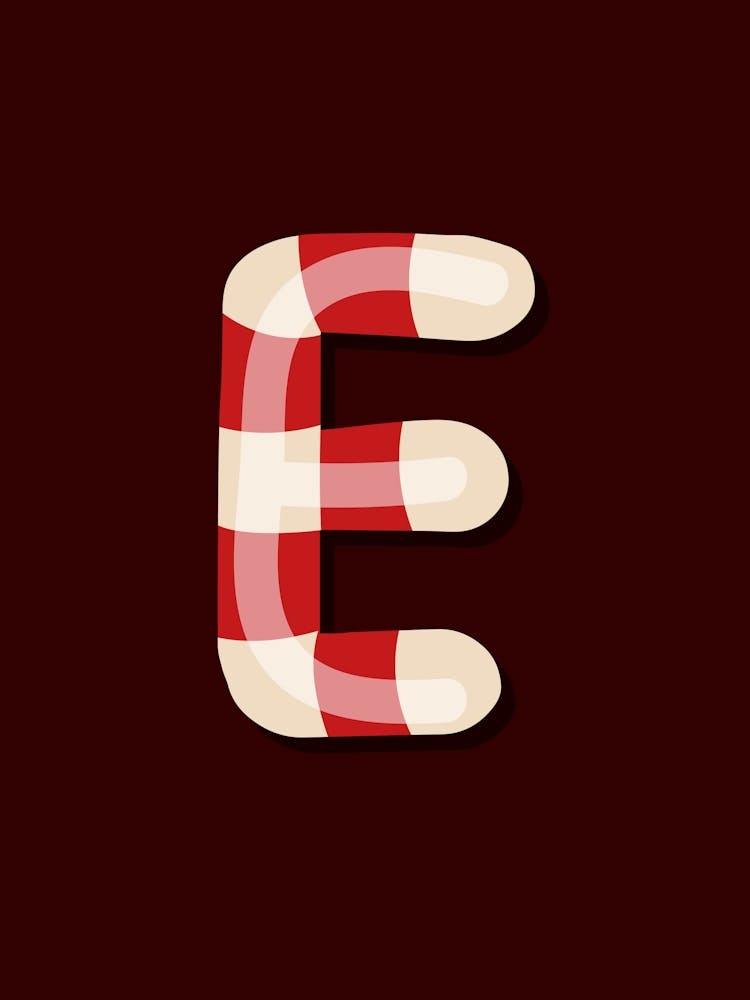 Candy Cane Christmas Letters Living Room Holiday Display 05
