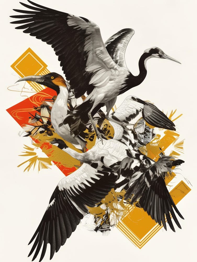 Cranes In Flight 5