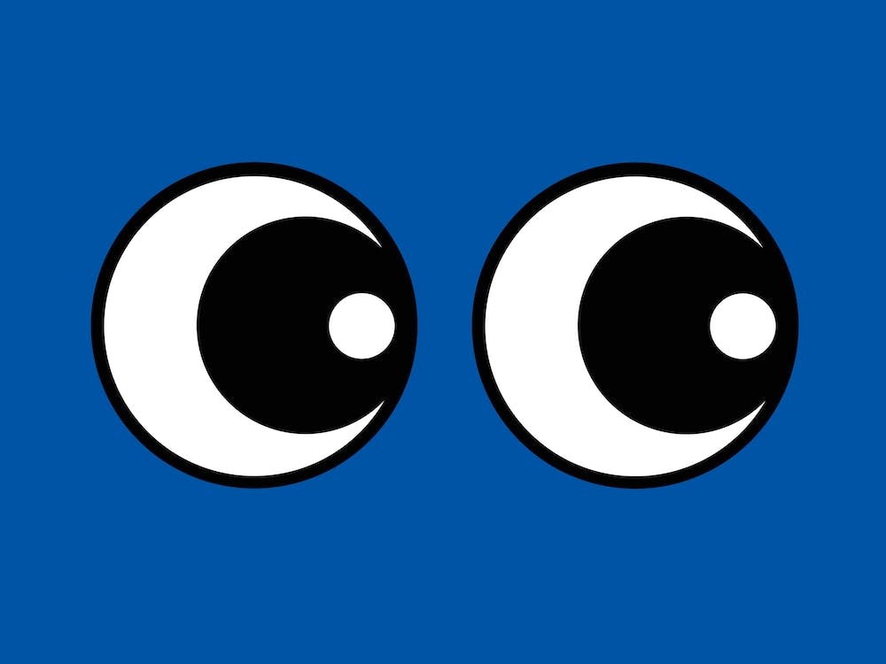 Making Eyes Right Blue Bedroom