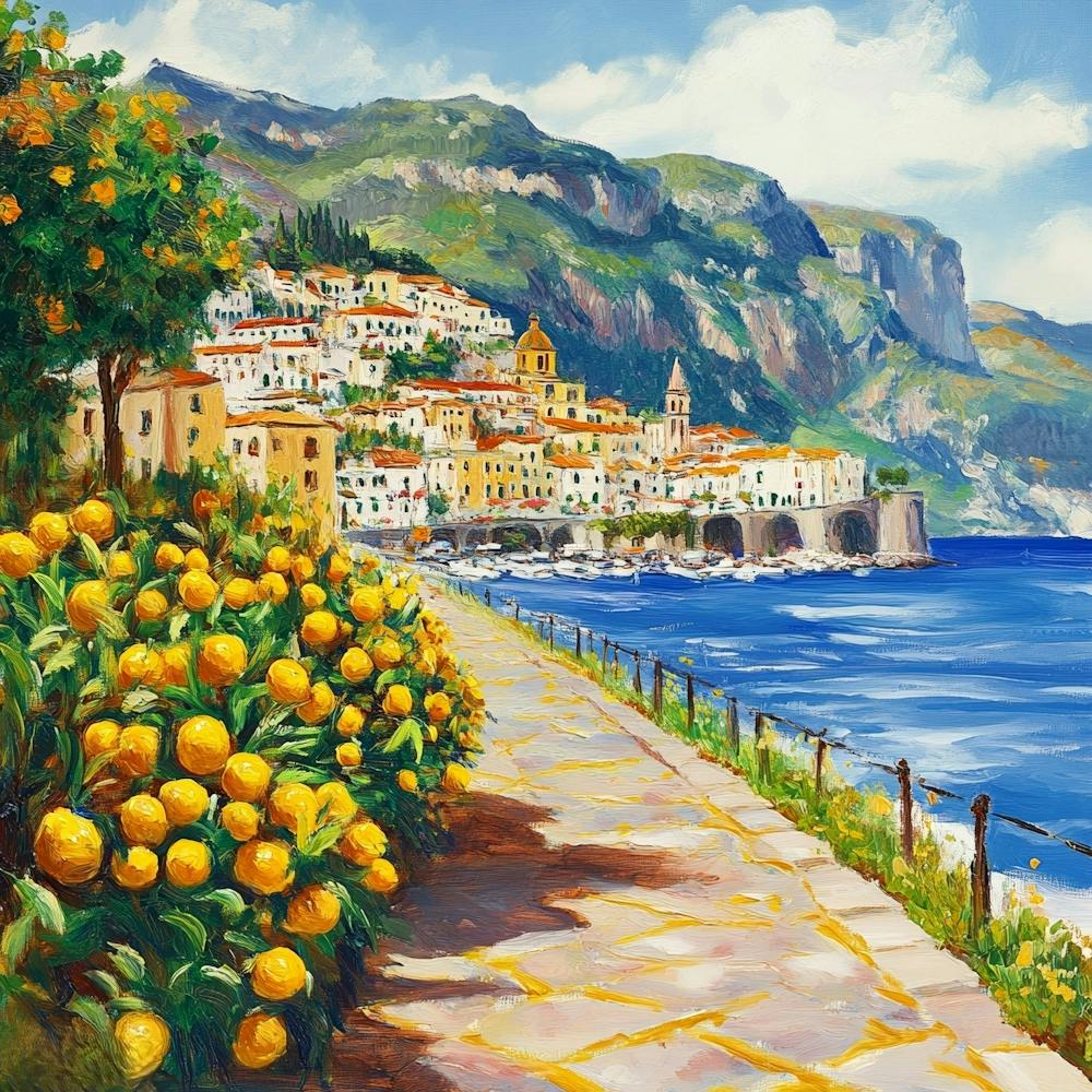 Amalfi Coast Art
