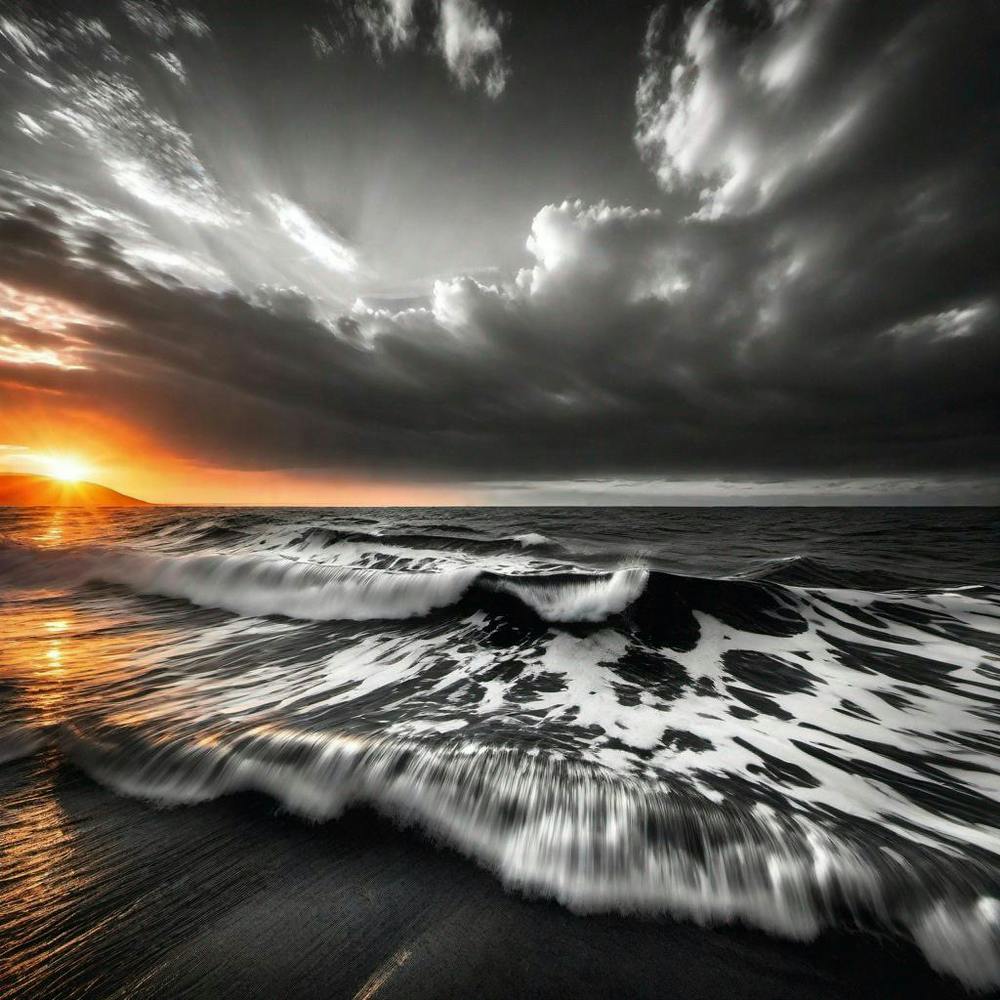Sunset At The Beach 443