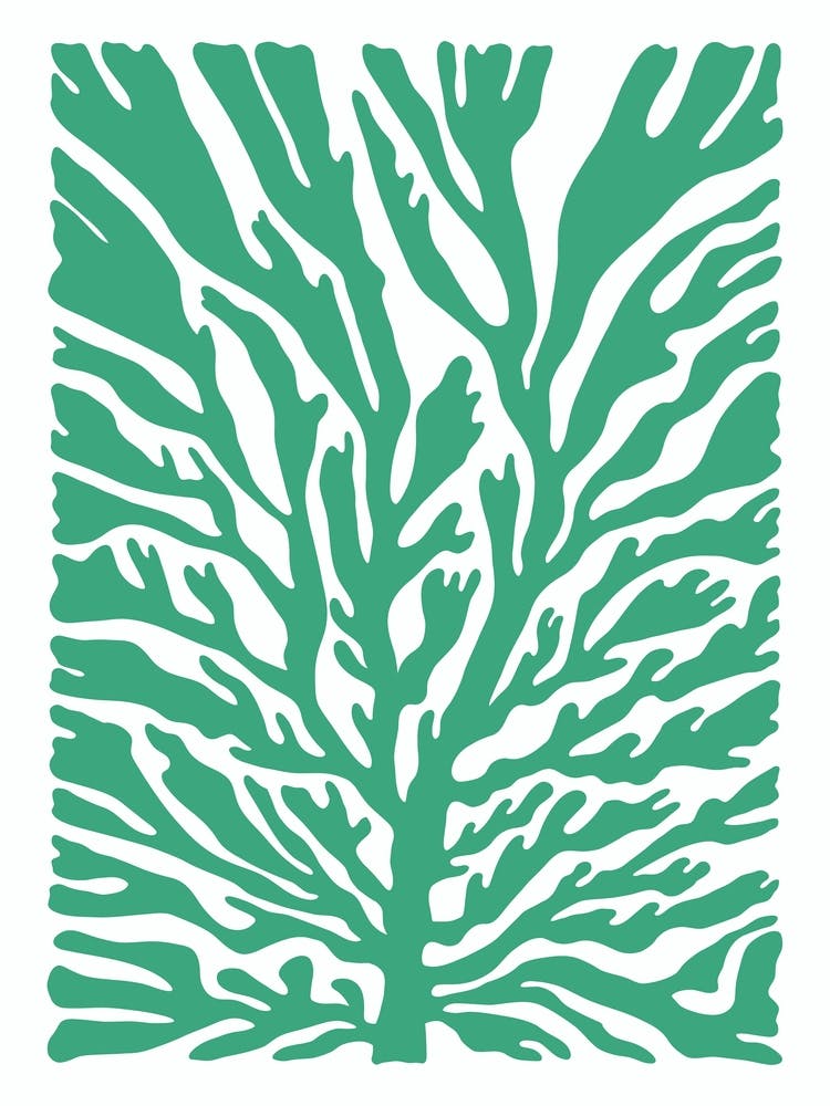 Green Coral Tree Ocean