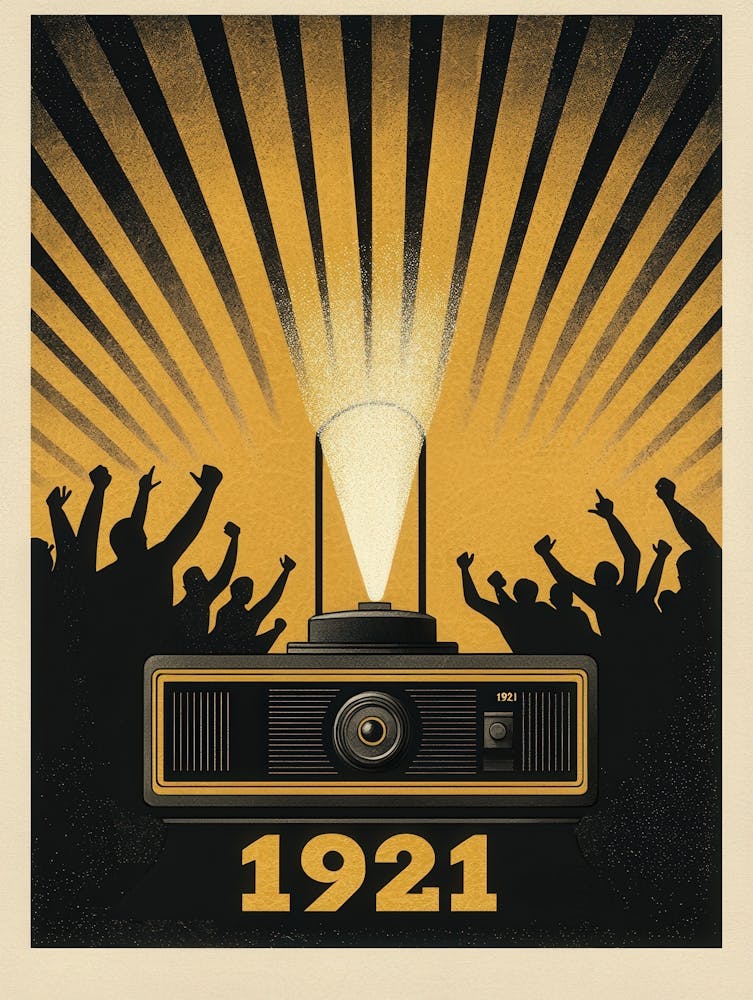 Aihrgdesign A Vintage Poster Celebrating The First Radio Spor 540231a5 00ac 45d7 9182 37e39b95a698 0