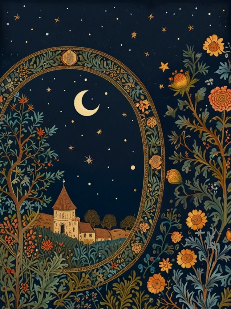 William Morris Night In The Garden 14