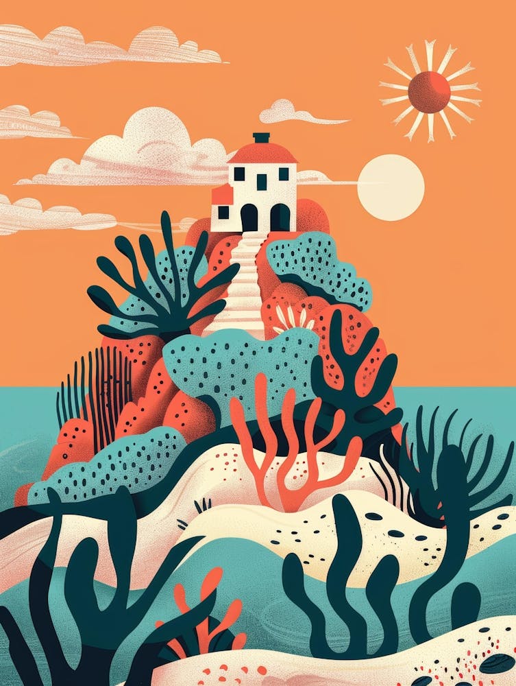 Haus auf der Insel 1