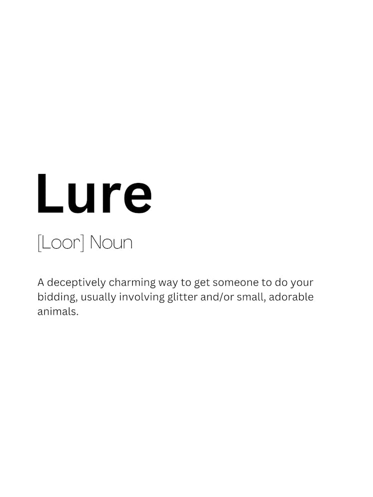 Lure Definition Meaning