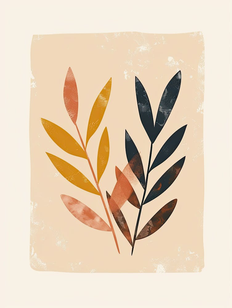 Orbiting Pastel Whispers Mid Century Style