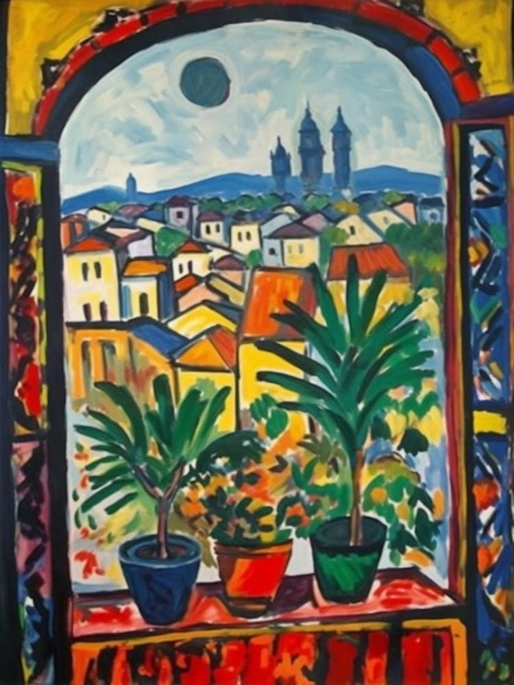 Window Moscow Russia In The Style Of Matisse 3