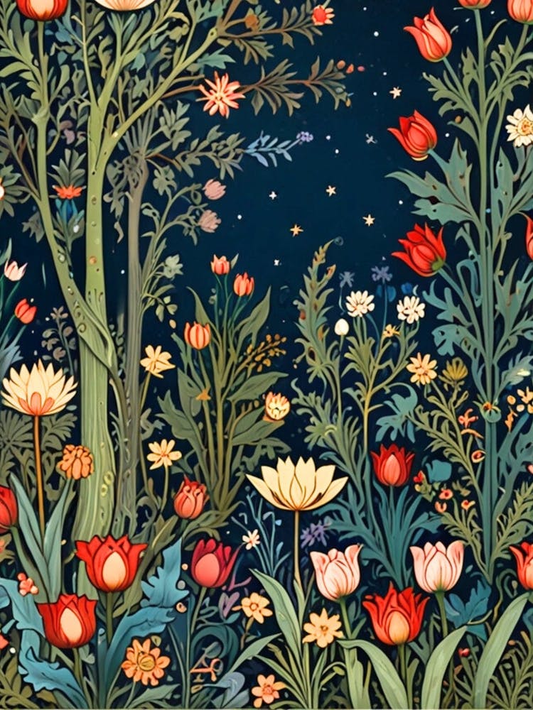 William Morris Fairy Garden 1