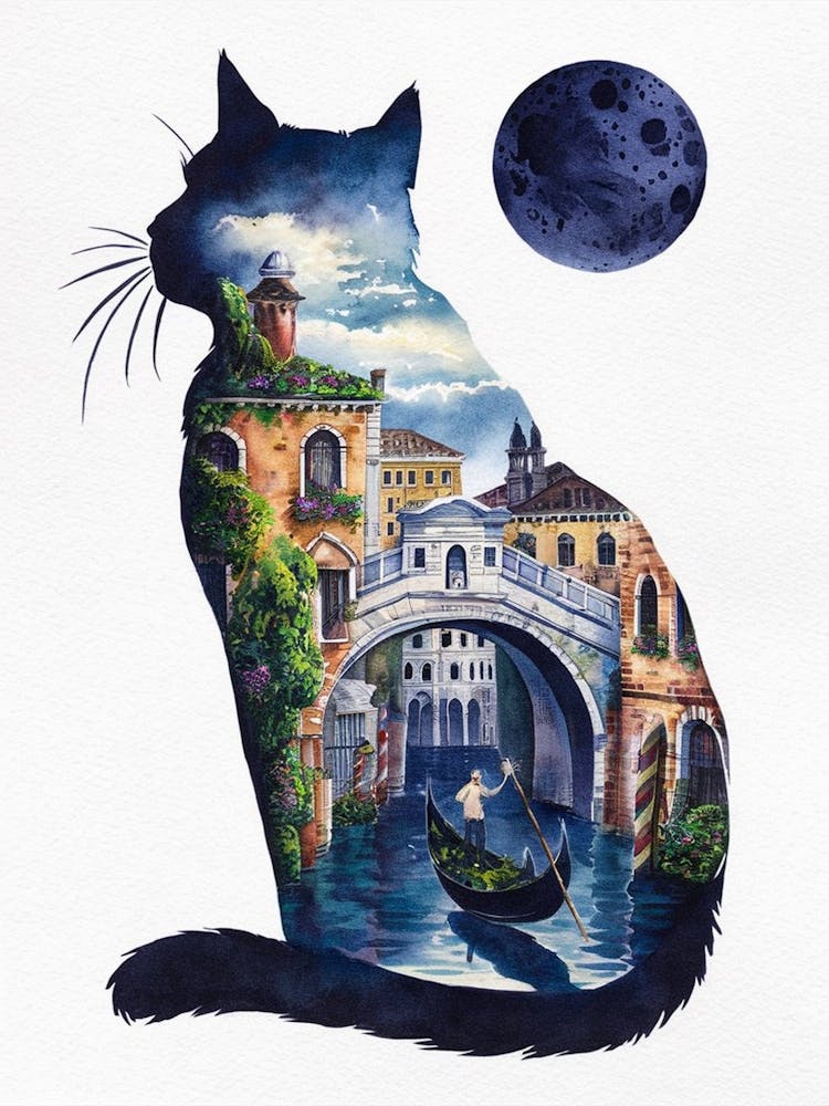 Cat In Venice 2