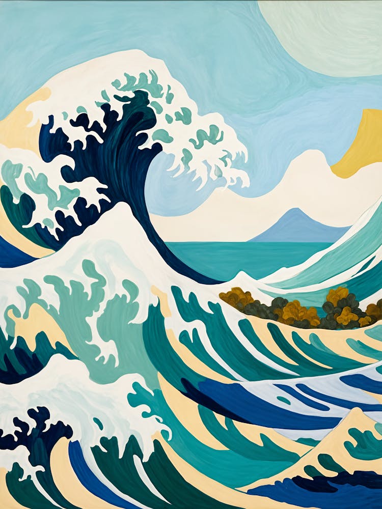 Great Wave Pop no1