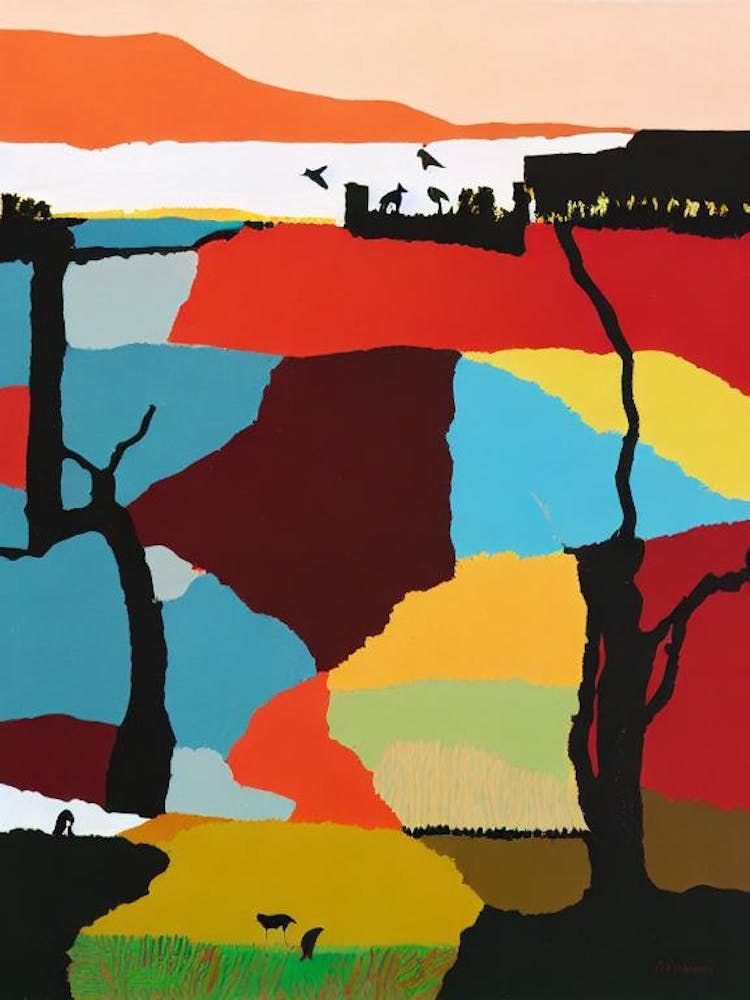 Etosha National Park 1 Namibia Abstract Colourful