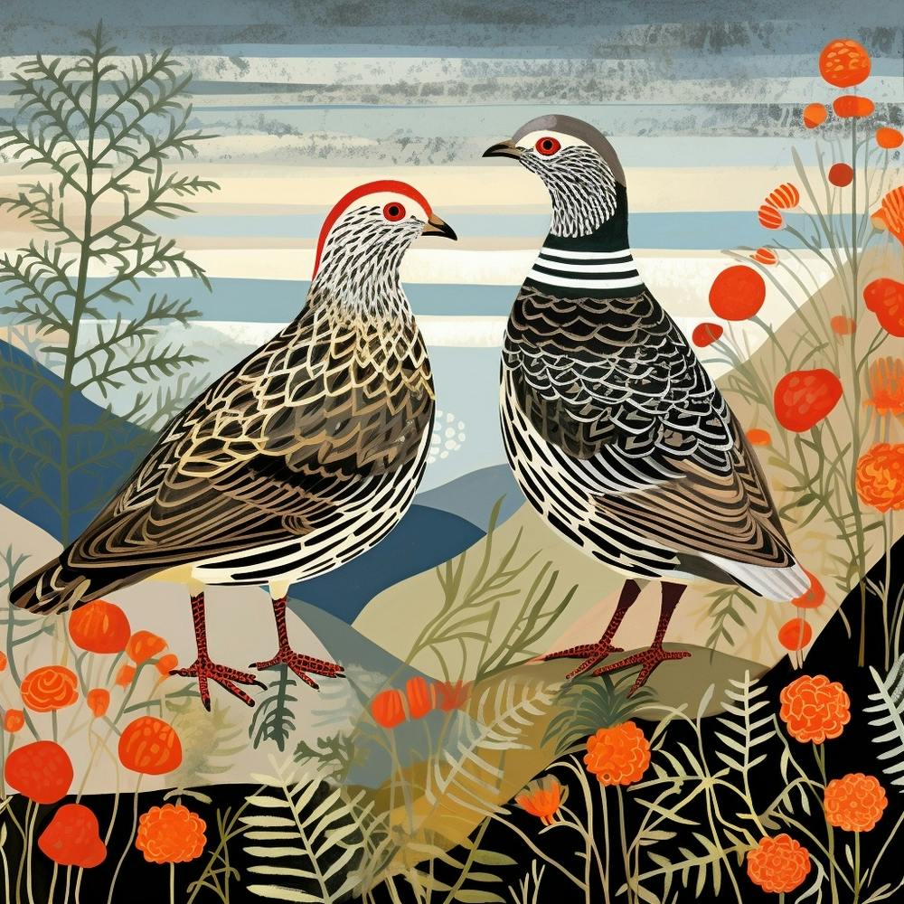 Bird In Nature Partridge 2