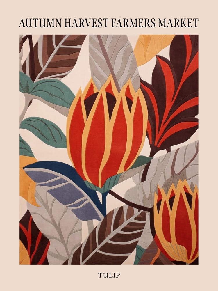 Fall Botanicals Tulip 3 Poster
