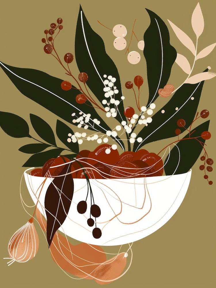 Autumn Leaves In A Bowl 3