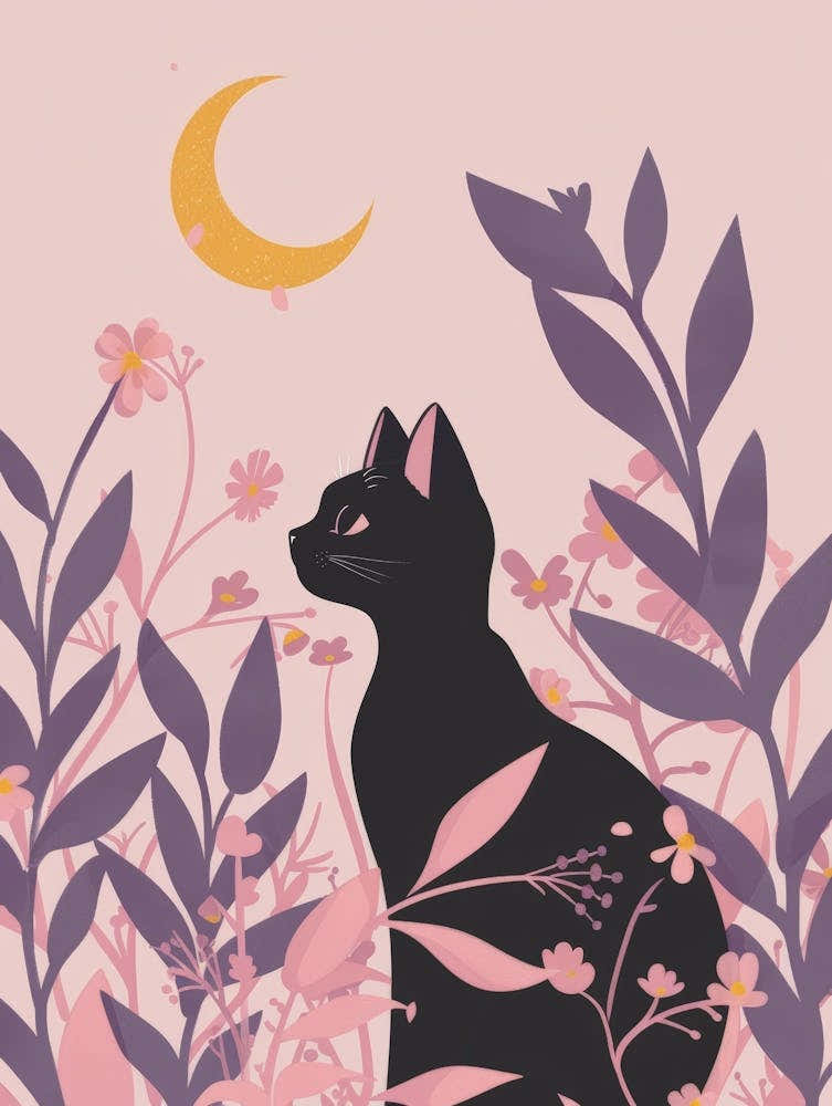 Cat In The Moonlight 3