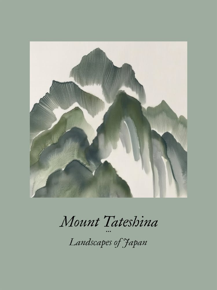 Landscapes Of Japan Mount Tateshina 38