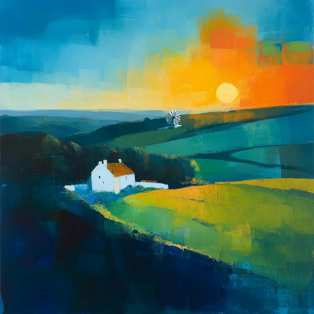 Sunset At The Farm 2