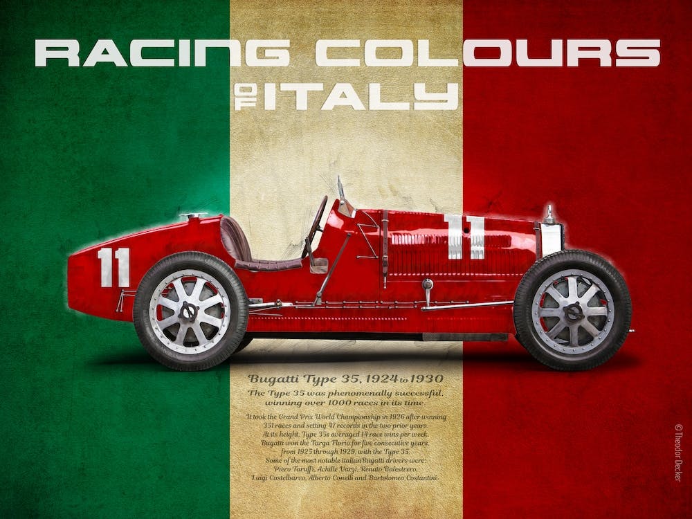 Racing Colours of Italy