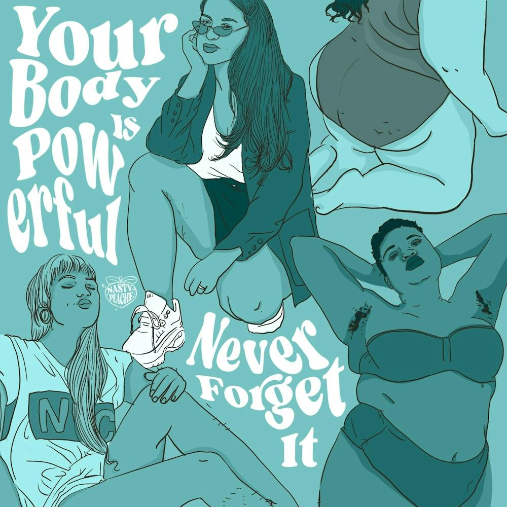 Your body is Powerful Blue