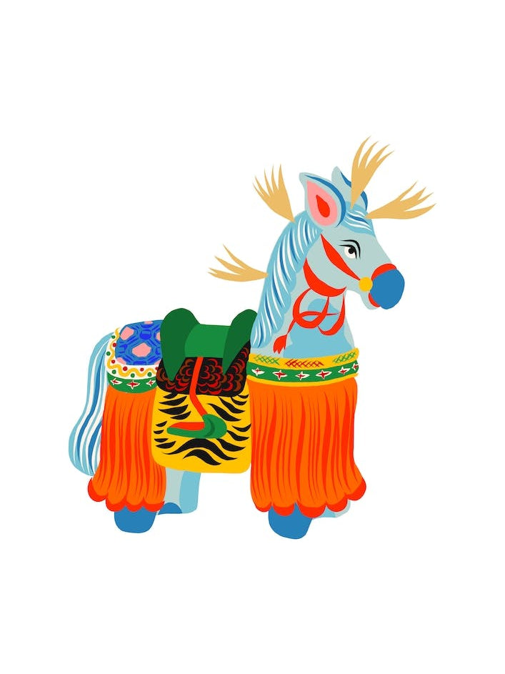 Yawata Uma Wooden Horse Toy