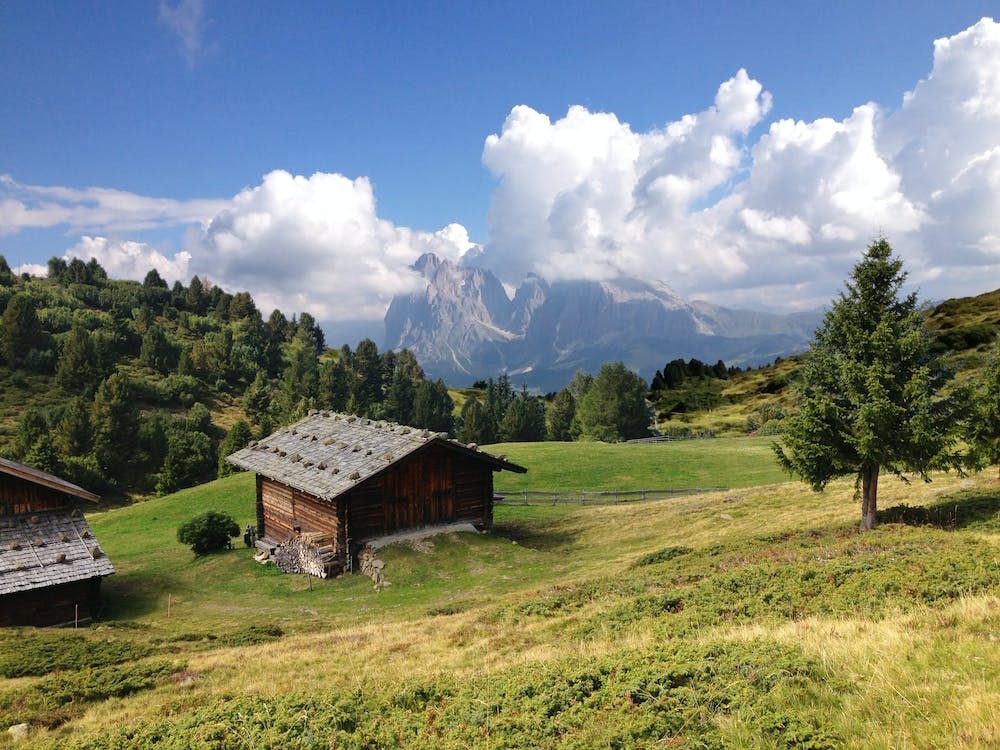 Hut in the Mountains