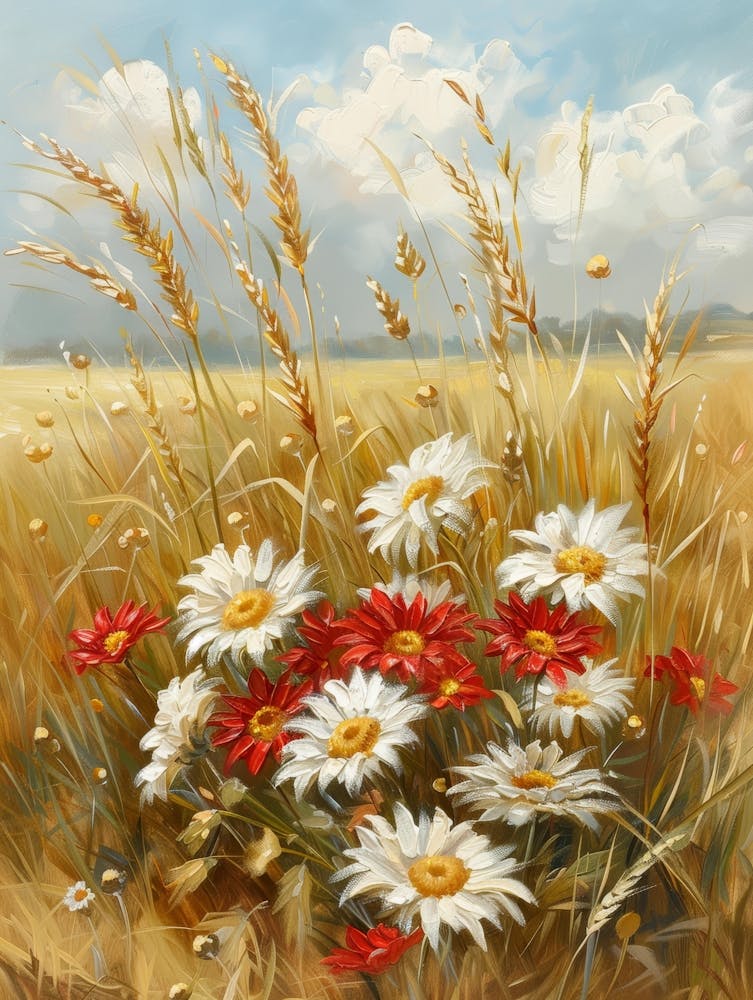 Daisies In The Field 2
