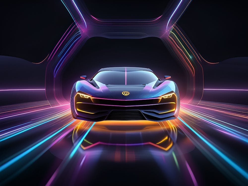 Futuristic Sports Car 21