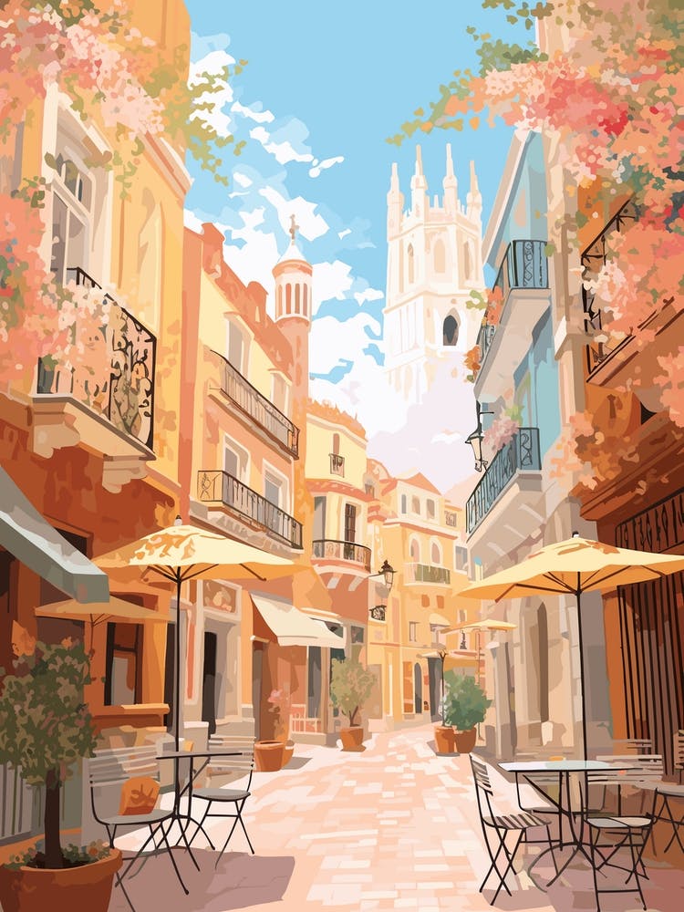 Valencia Spain 5 Illustration
