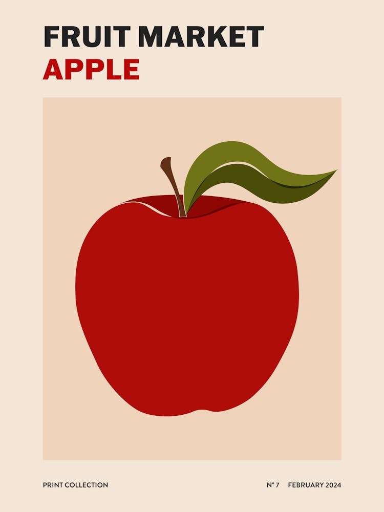 Fruit Market No. 7 Apple