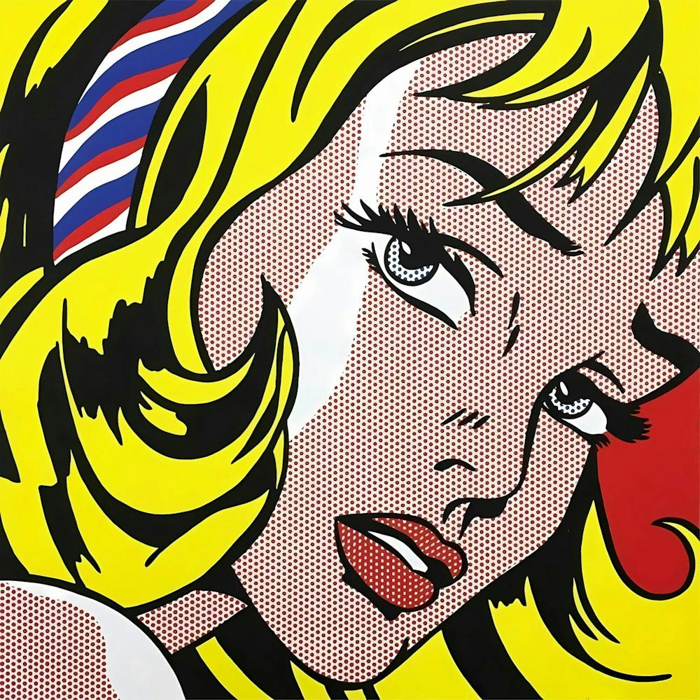 Pop Art Girl Retro