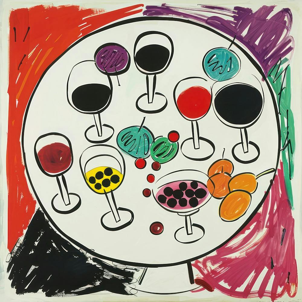 Wine Lunch Matisse Style 3