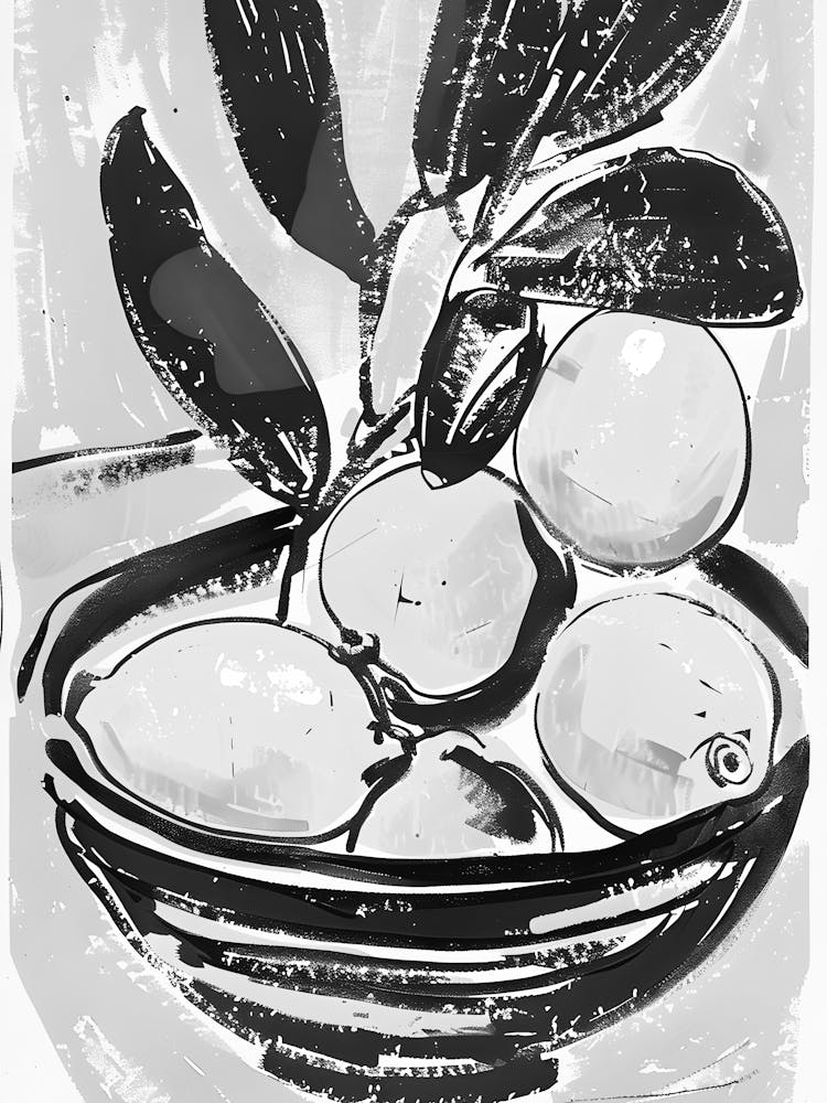 Lemons In A Bowl 1